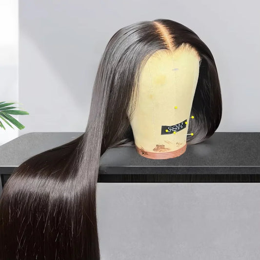 13x6 HD Lace Front Wig Human Hair Pre plucked 13x4 Human Hair Wigs 36 inch Bone Straight Lace Frontal Wig Glueless Wig For Women