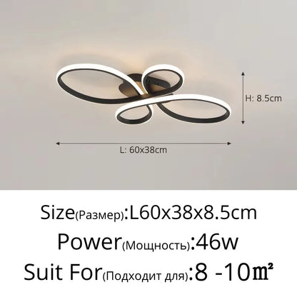 Simple Led Ceiling Light Creative Living Room Bedroom Study Dining Room Ceiling Lamp Nordic Modern Home Indoor Lighting Fixtures