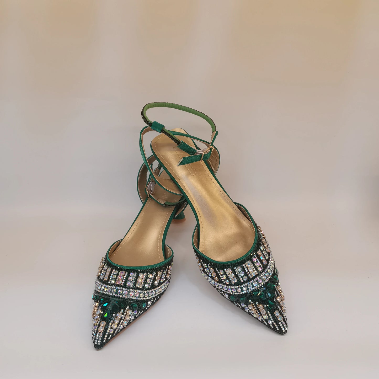 Ladies High Quality Women's Pumps And Bag Italian Fashion Design Green Colors Bag And Heels Shoes For Nigeria Wedding Party