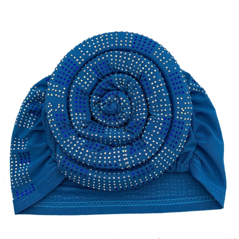 Summer Breathable Turban Cap for Women Muslim Under Scarf Cap African Lady Head Wraps Bonnet