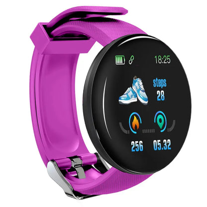 D18 Smart Watch Men Women Smartwatch Blood Pressure Waterproof Digital Watches Sports Fitness Tracker Watch for Apple Watch Band
