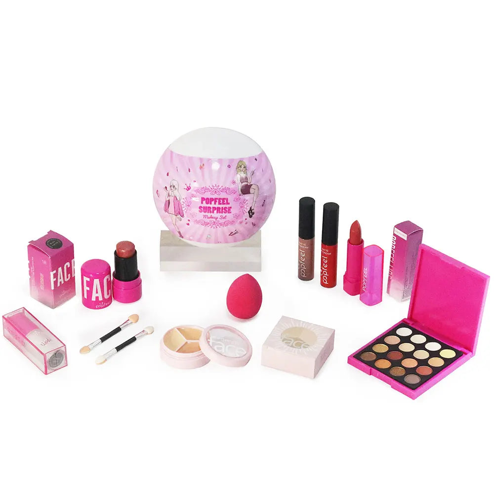 POPFEEL Makeup Gift Set Includes Lipstick, Eyeshadow, Concealer, Can Be Given As a Gift to Family Members, Lovers, or Friends.