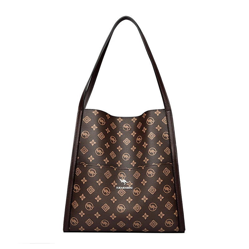 Genuine Brand High Quality Leather Casual Tote Luxury Handbags Women Bags Designer Shoulder Top-handle Bags for Women Sac A Main