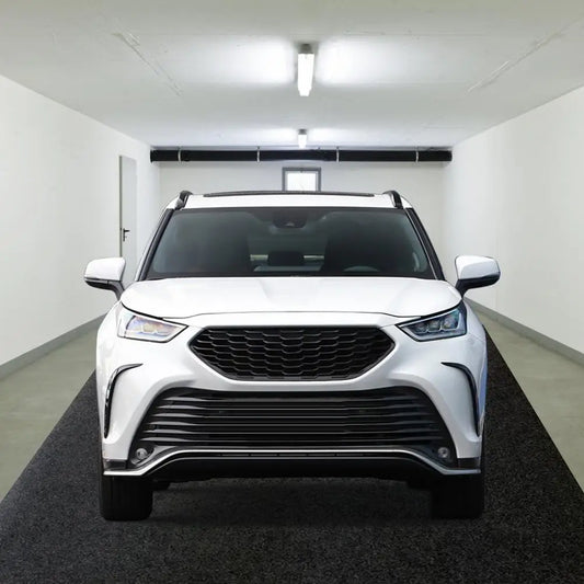 Rectangle Garage Floor Mat for Under Car Dark Grey Garage Flooring Rug Motorcycle Oil Spill Mat Absorbent Oil Garage Parking Mat