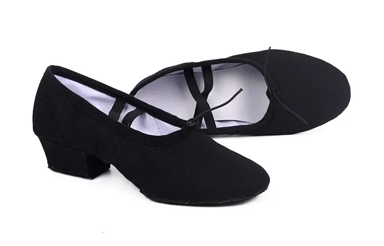 Ballet Dance Shoes Women Teacher Stage Training Shoes Soft Sole Slippers Yoga Belly Practice Shoes Girls Jazz Dancing Shoes