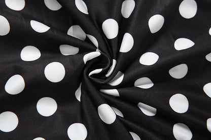 Nibber Wild Trend Romper Women Fashion Swing Collar Sexy Hottie Backless Polka Dot Print Halter Midnight Party Street Clubwear