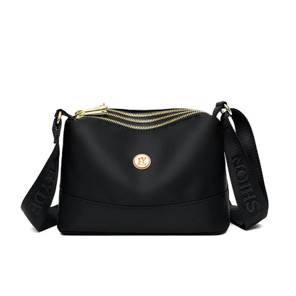 High Quality Women's Waterproof Nylon Multilayer Crossbody Bag Ladies Large Capacity Handbag Purse Female Shoulder Bags 3 Layers