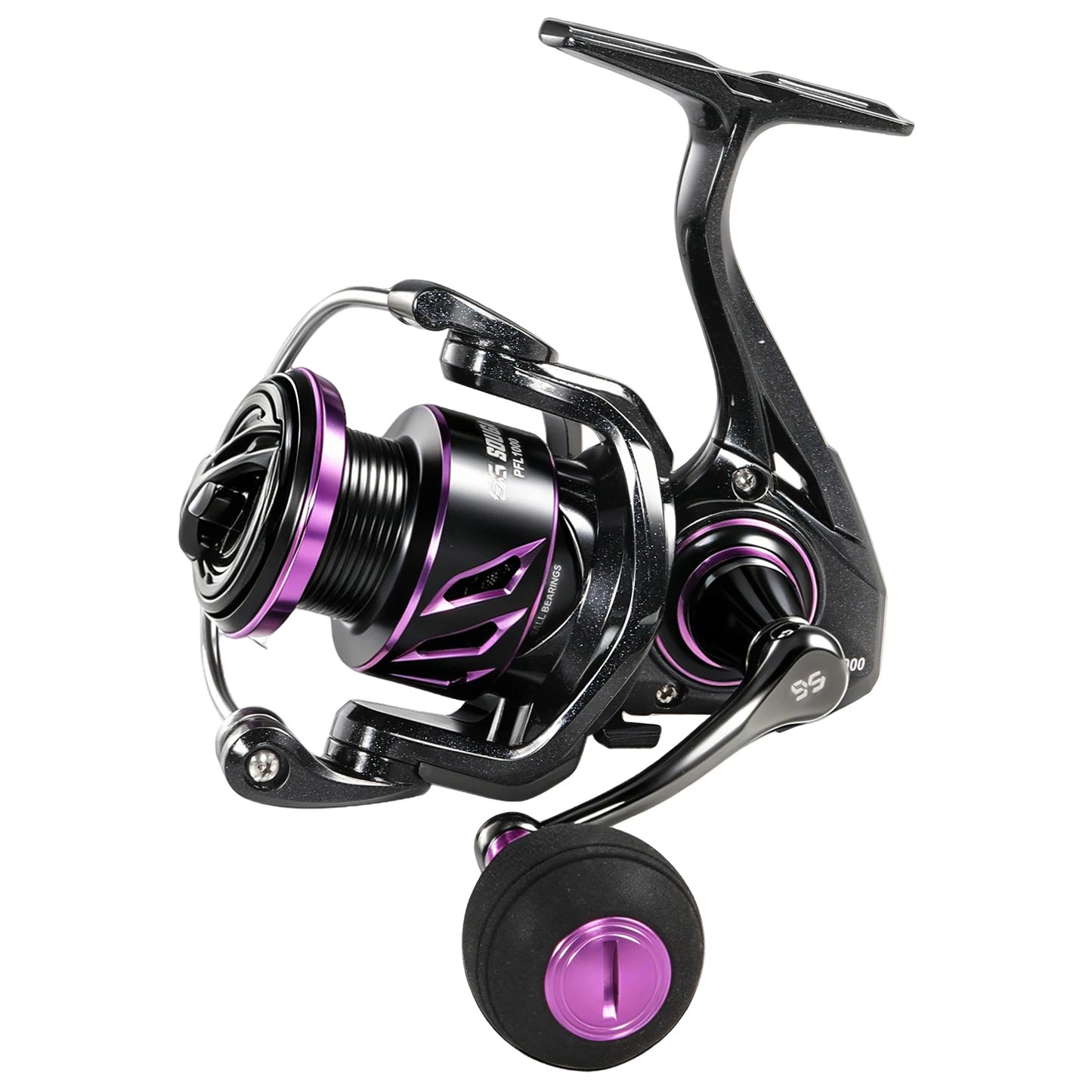 Sougayilang Spinning Reel 1000-4000 Serie 9+1BB 5.2:1 Gear Ratio CNC Aluminum Spool Waterproof Saltwater Freshwater Fishing Reel