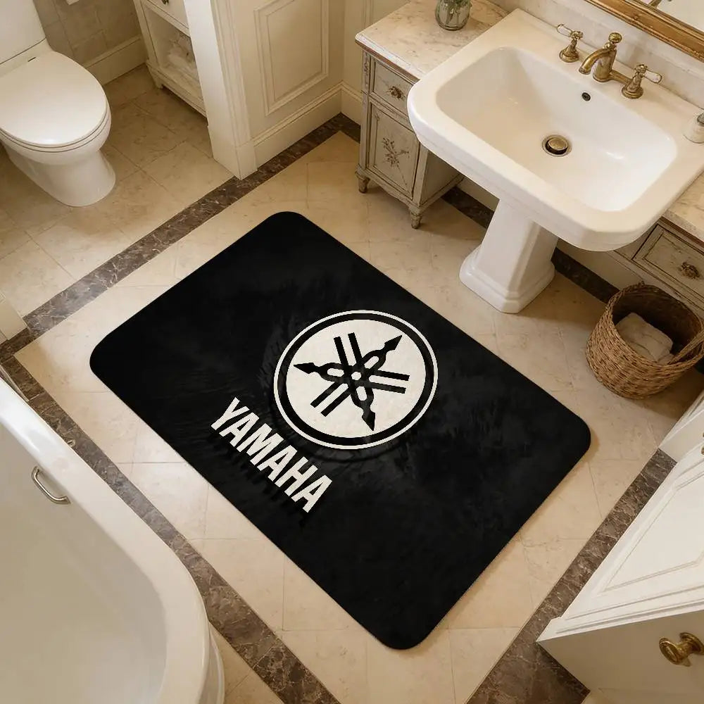 Motorcycle Classic Logo Y-YamahaS Door Mat Nordic Style Bedroom Living Room Doormat Home Balcony Anti-Slip Alfombra