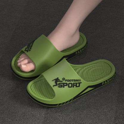 Fashion Men's Sandals Summer EVA Comfortable Anti-Slip Soft Soles House Slippers for Indoor Outdoor Wear Breathable Shower Slide