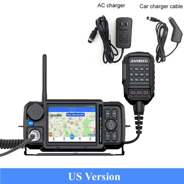 New ANYSECU Zello 4G-W2Pro Unlocked 4G Network Radio Android 11 WIFI POC Radio Works with Real-PTT GroupTalk with Charger Set