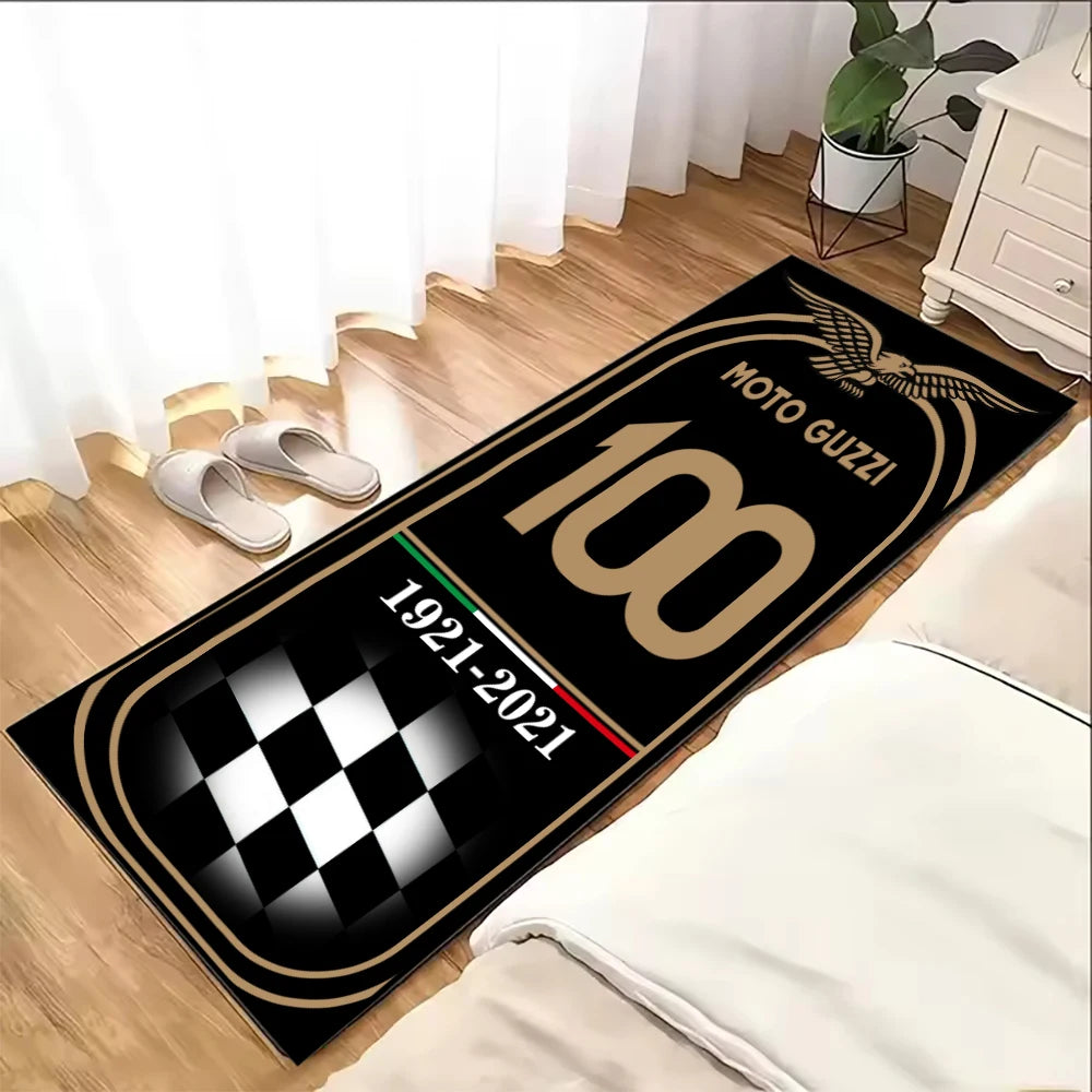 Moto G-Guzzi Bedrooom Anti Slip Anti Stain Easy Wash Door Mat Rug Room Door Mat Garage Motorcycle Mat Home décor