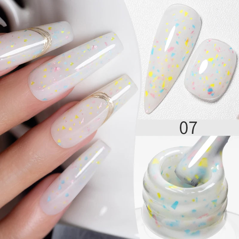 7.5ML Summer Fruit Series Cat Magnetic Gel Nail Polish Green Purple Pink Cat Eye Gel Soak Off UV Nail Art Varnish For Manicure
