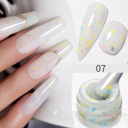 7.5ML Summer Fruit Series Cat Magnetic Gel Nail Polish Green Purple Pink Cat Eye Gel Soak Off UV Nail Art Varnish For Manicure