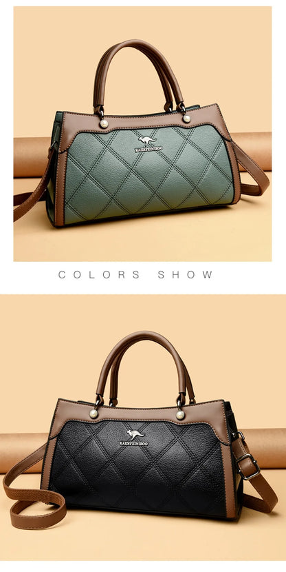 Top Quality Leather Hand Shoulder Bags for Women Luxury Handbags Women Bags Designer Casual Large Capacity Tote Bag Sac