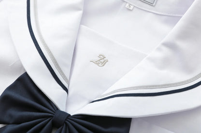 JK Uniform Full Set Basic Spring Shore Gold Two Long-sleeved Japanese Soft Girl Student College Style Sailor Suit
