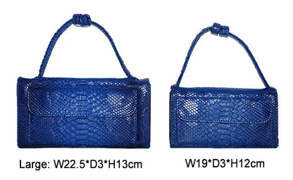 Luxury Snake Pattern Chain Flap Handbags Evening Clutches Crossbody Messenger Shoulder Bags Women Female Ladies Luxurious Purses