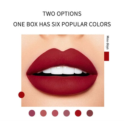 Combination Lipstick Set Makeup for Women Waterproof Long Lasting Cosmetics Matte Velvet Nude Color Lipstick Makeup Gift Box