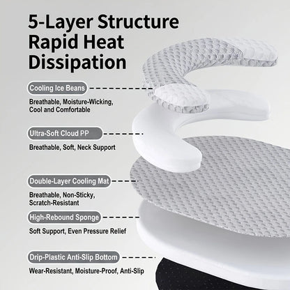 Summer Ice Silk Cooling Dog Bed Oval Breathable Heat Dissipation Cat Mat Pet Nest Cooling Pad for Small Medium Large Dogs Cats