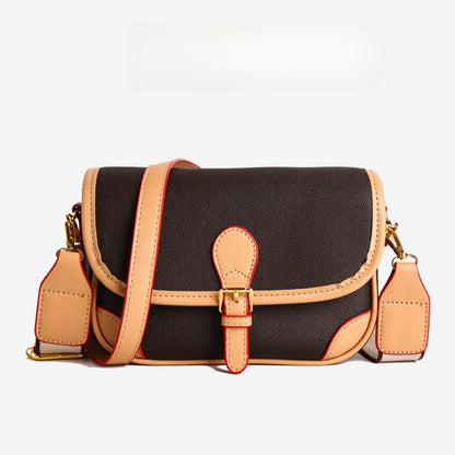 Fashion Women's Shoulder Bag Vintage Simple PU Leather Crossbody Bags for Women Luxury Designer Bag Ladies Purses and Handbags