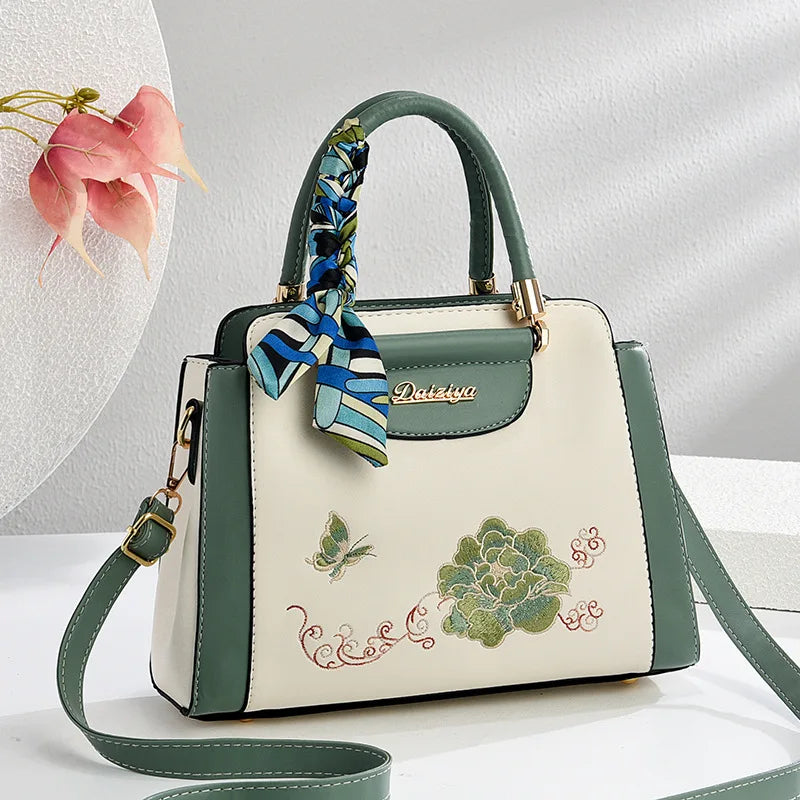Fashion Luxury Handbags Women's Shoulder Bags Temperament Mom Elegant Retro Crossbody Bags High Capacity Tote Bag Wedding Bags