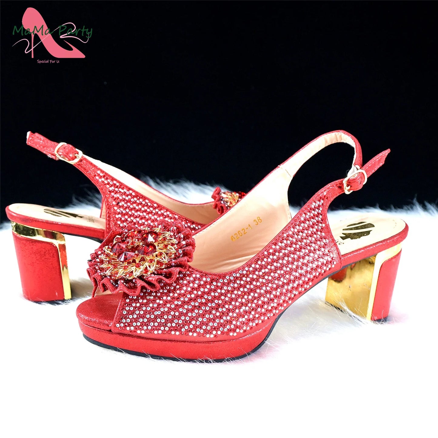 Mature Italian Women Shoes Matching Bag Set in Green Color 7 CM Comfortable Heels with Plaform Elegant Peep Toe Sandals