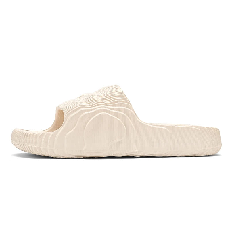 Summer Lightweight Beach Slides For Men Women Non Slip Soft Sole Solid Color Casual Sandals Couple Outdoor Slippers