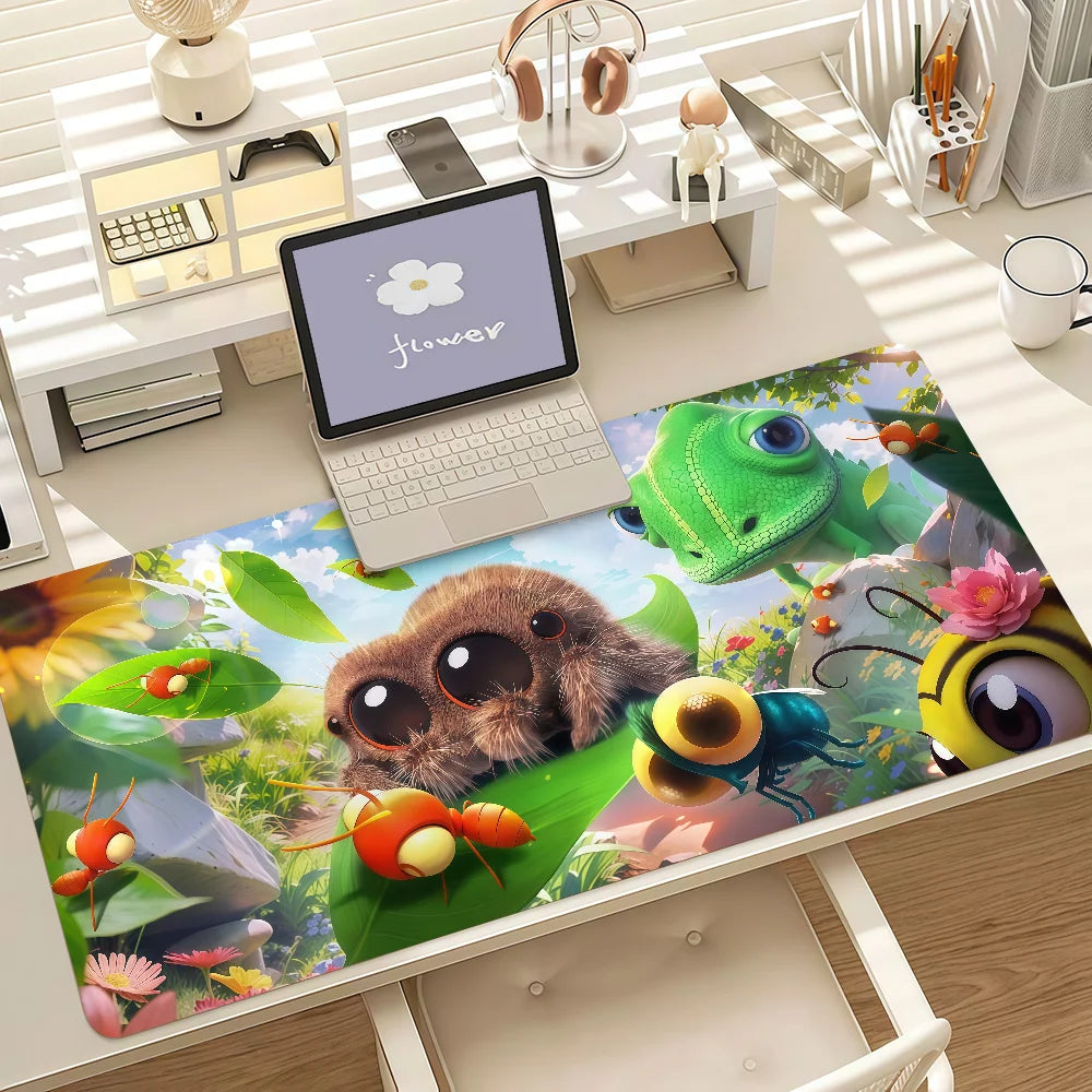 Cartoon L-Lucas The S-Spider Mouse Pad Anti Slip Rubber Edge Locked Thickened Laptop Gaming Desk Mat