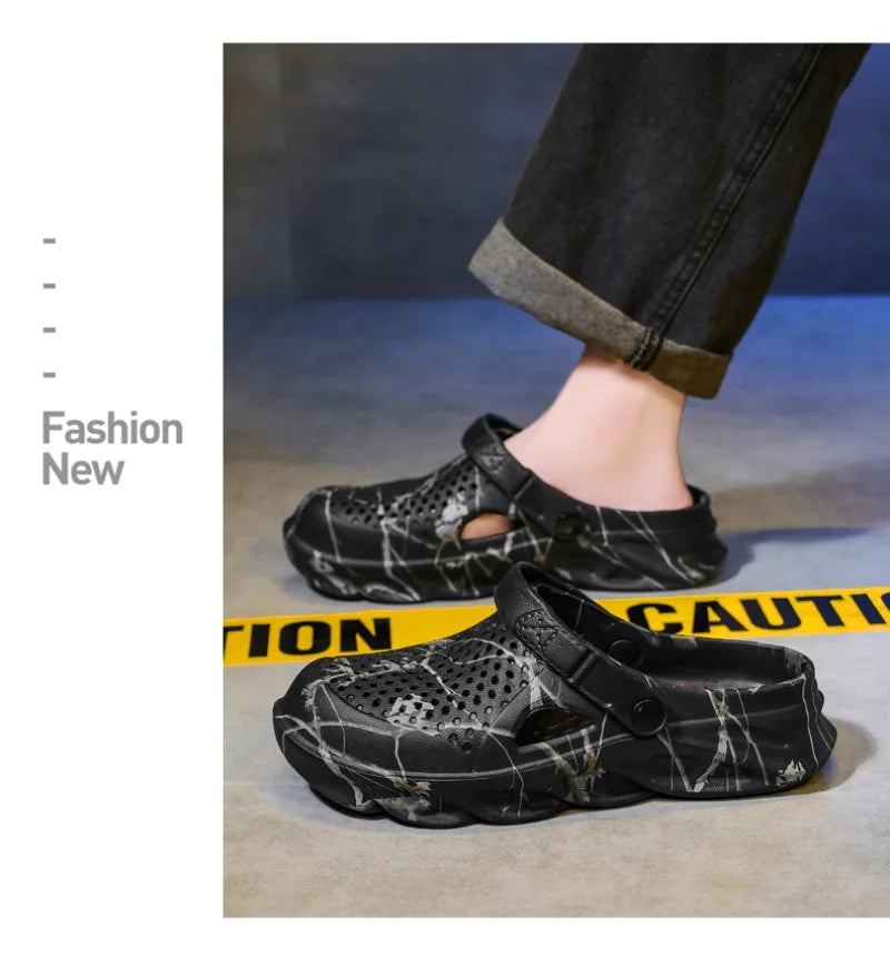Plus Size 46 47 Summer Sandals for Men and Women Breathable EVA Beach Slippers Men Clogs Men Flip Flops Comfort Men Casual Shoes