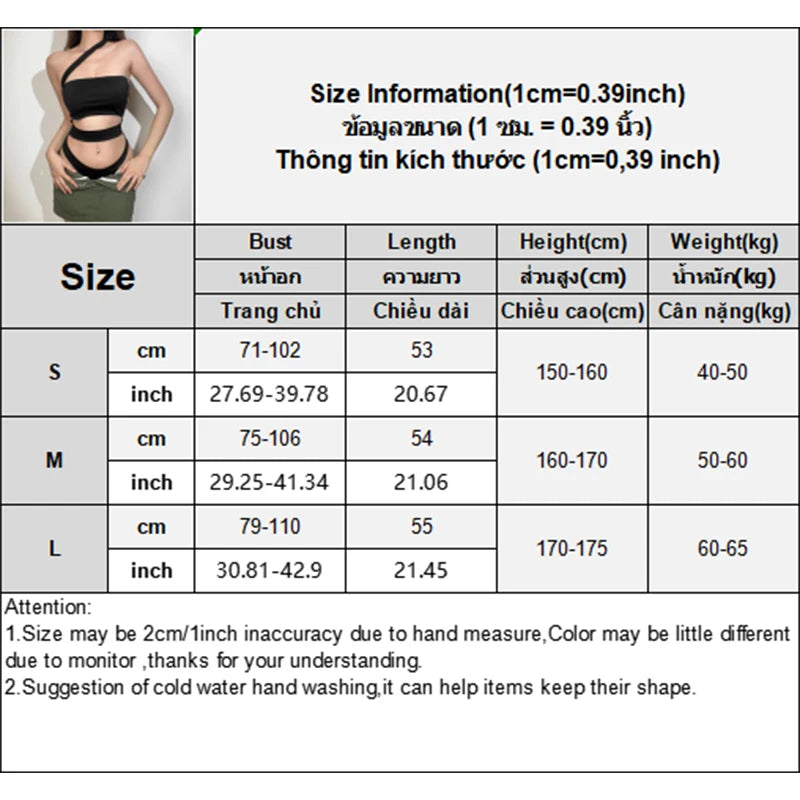 Women's Hollow Out Niche Design Sexy Jumpsuit European Style Spicy Girls Wear Cross Shoulder Hanging Neck Deconstruction Top