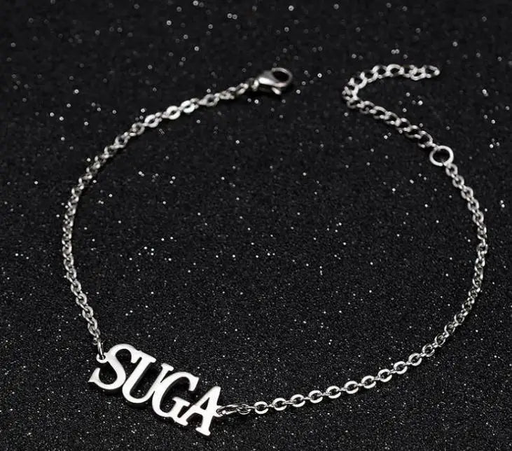 Kpop Group Members SUGA V J HOPE RM JIMIN Rings For Women Size 8# Anillos Mujer