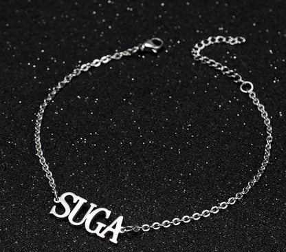 Kpop Group Members SUGA V J HOPE RM JIMIN Rings For Women Size 8# Anillos Mujer