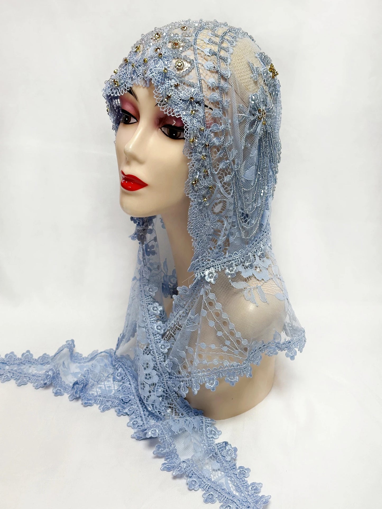 New 2025 Muslim Women Shawl Headscarf Luxury Tassels Beads Scarf Malaysia Prayer Kufi Islam Saudi Arabia Lace Hijab