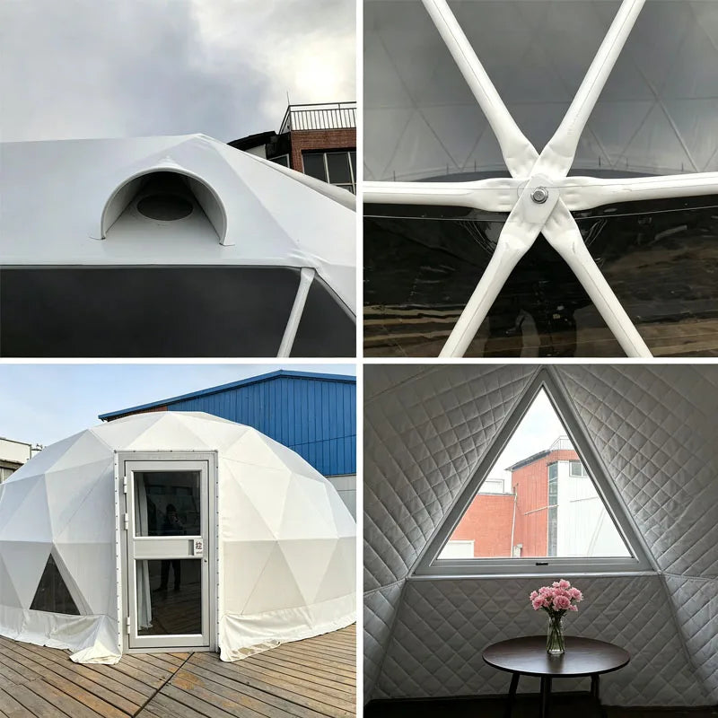 Luxury Dome Tent Outdoor Glamping Pod House for Eco Camping Resort Vacation Stay Customizable