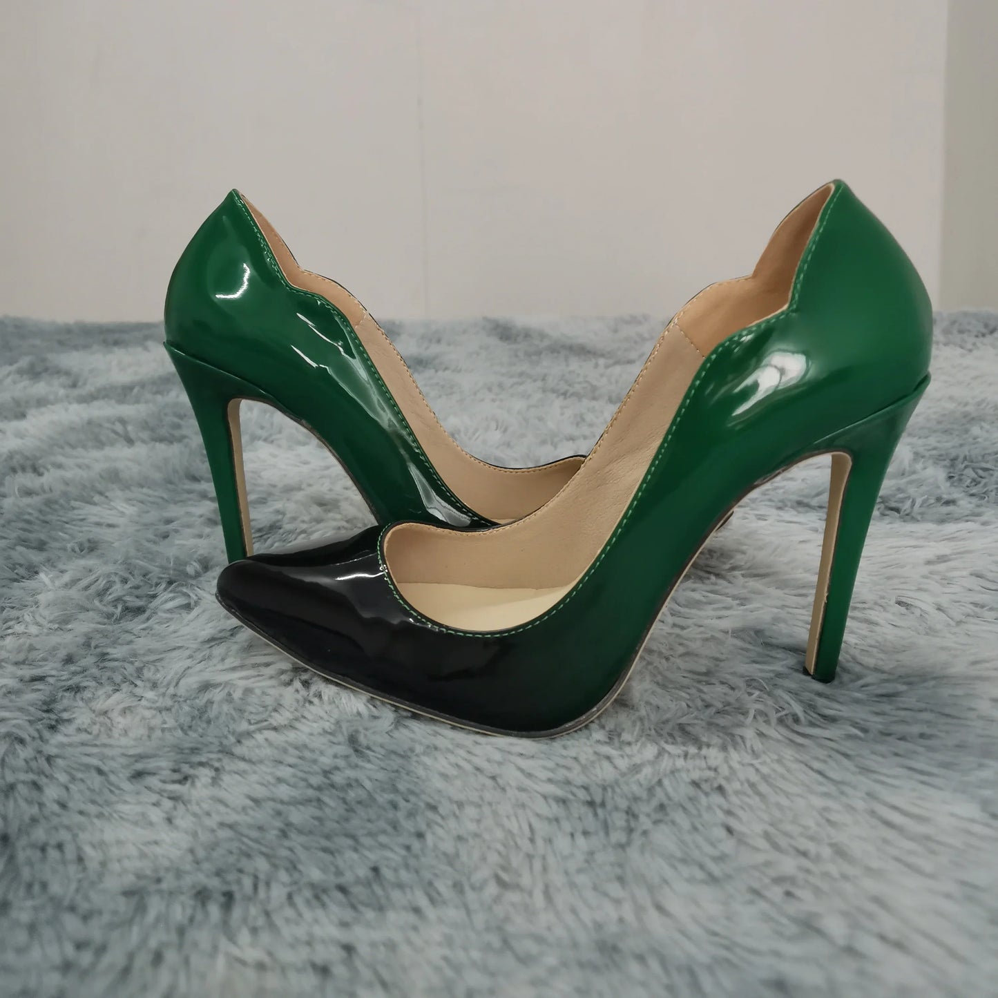 Women Pumps Fashion Sexy 11cm High Heels Classic Pointed Toes Ship-on Stilettos Elegant Thin Heel Jazz Dance Dress Wedding Shoes