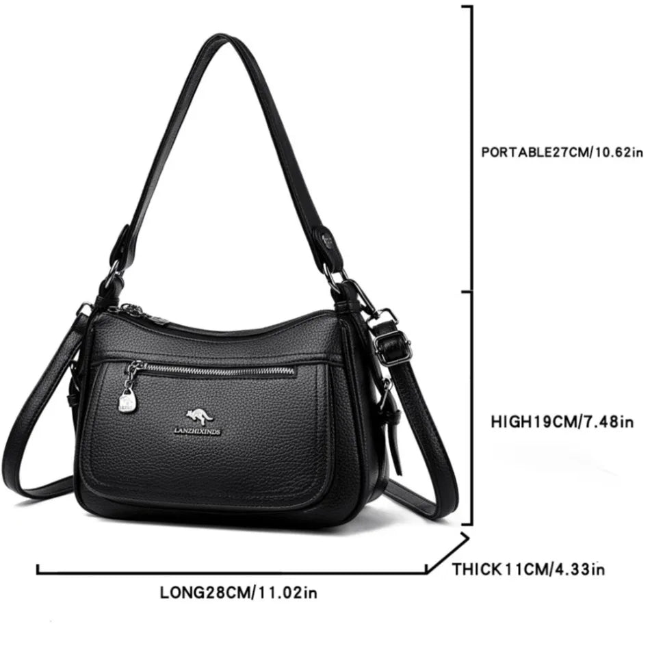 Top Quality Shoulder Crossbody Bags for Women New 2026 Designer Soft Pu Leather Women Bags Luxury Purses Handbags Messenger Bag