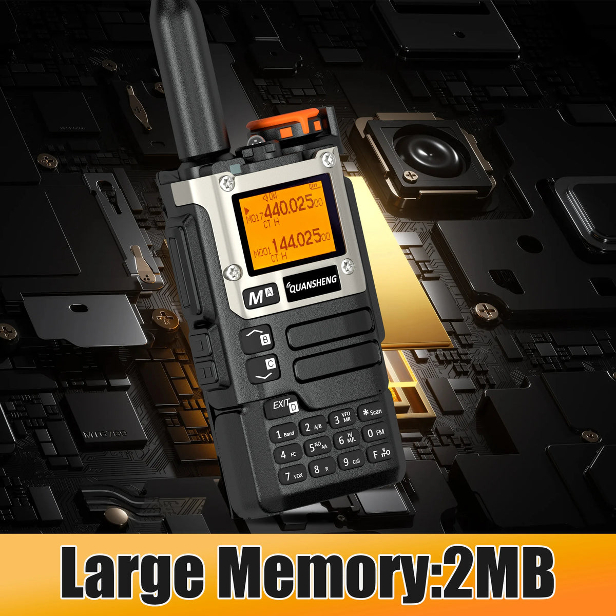 Quansheng UV-K6 Walkie Talkie 5W AM FM 50-600MHz USB-C Direct Charge NOAA Weather Multi Band UV-K58 UV-K5(8) Two Way Radio