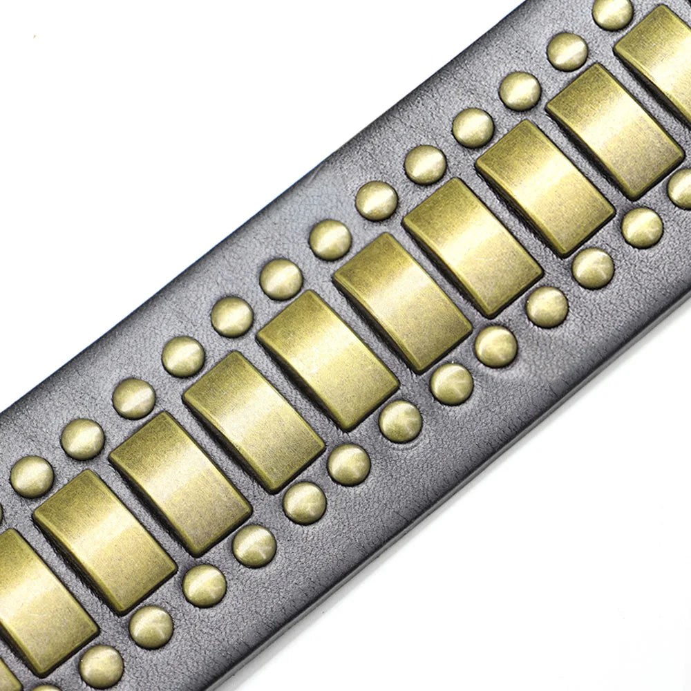 Genuine Leather Big Dog Collar 2inch Wide Diamond Dog Collars Durable Spike Pet Necklace Luxury for Medium Large Dogs Pitbull