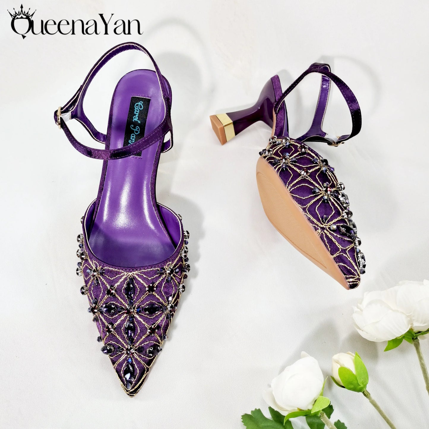 Festive Elegance:Spot Goods High Quality Women's Pumps Fashion Design For Nigeria Wedding Party Ladies Shoes