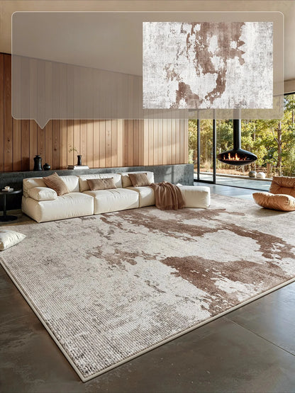 Large Area Living Room Decoration Washable Carpet Light Luxury Rugs for Bedroom Thick Plush Study Floor Mat Home Fluffy Soft Rug