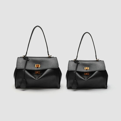 Casual Tote Bags For Women Luxury Designer Handbags And Purses 2024 New In PU Lock Tassel Decoration Large Capacity shoulder Bag