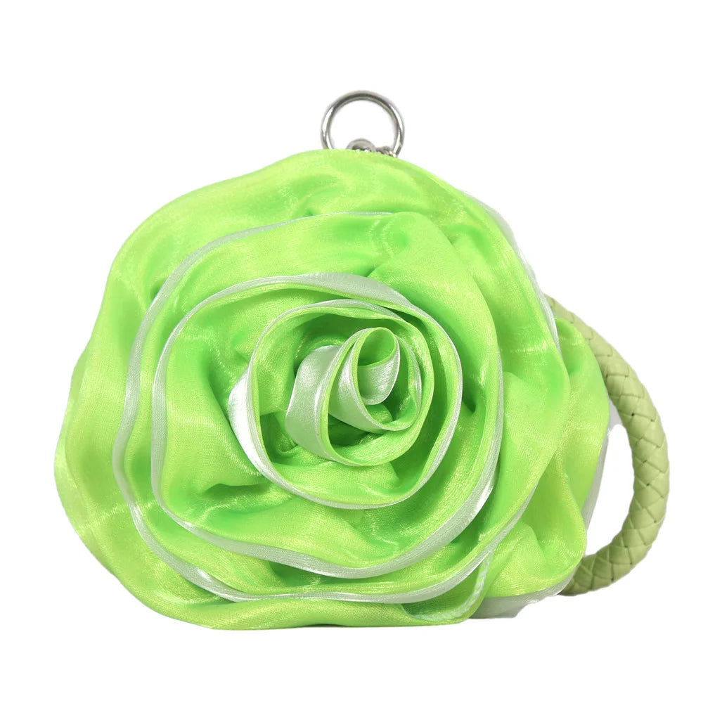 Party Clutch Fairy Hostess Flower Silk Mini Banquet Lipstick Key Purse Luxury Tote Designer Lady Prom Crossbody Handbags