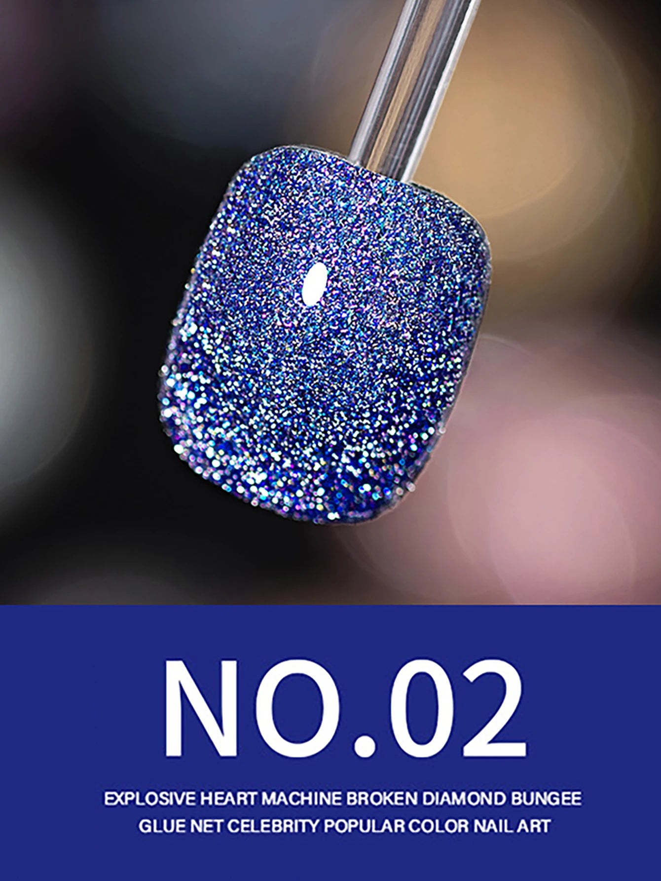 1-24pcs WS Romantic Purple Cat Eye Gel Nail Polish New Style Super Flash Versatile Whitening Purple Glass Bead Cat Nail Salon