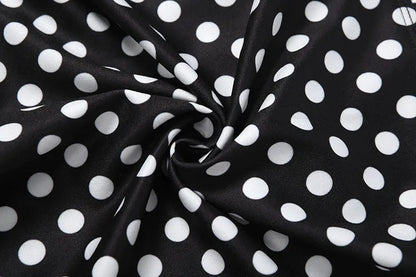 Weird Puss Polka Dots Print Patchwork Halter Backless Playsuit Summer Women's Suit Sexy Stretch Woman Jumpsuits and Rompers