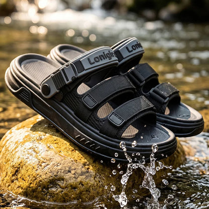 Men's Slippers Summer EVA Non-slip Soft Platform Slides Sandals Indoor Outdoor Walking Beach Shoes Flip Flops Casual Mens Shoes