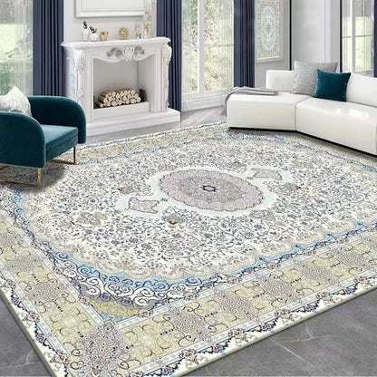 VIKAMA Bohemia Style Crystal Velvet Carpet Large Size Living Room Bedroom Non-slip Rugs Sofa Coffee Table Blanket Kids Room Mat