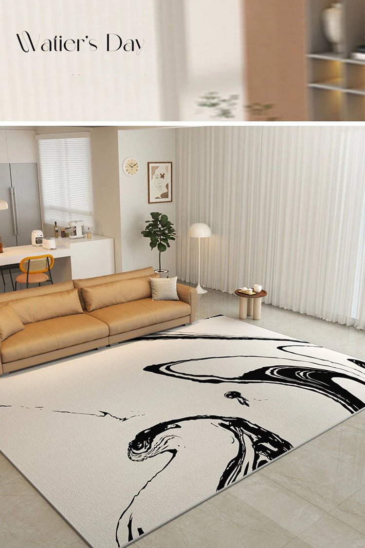 French Light Luxury Sofa Coffee Table Rug Bedroom Bedside Carpets Large Area Living Room Decoration Rugs Cloakroom Decor Carpet