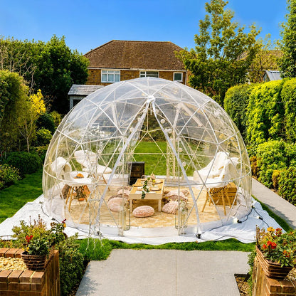 Geodesic Dome Tent Transparent Bubble Camping Tent Luxury Outdoor Resort Garden Customized