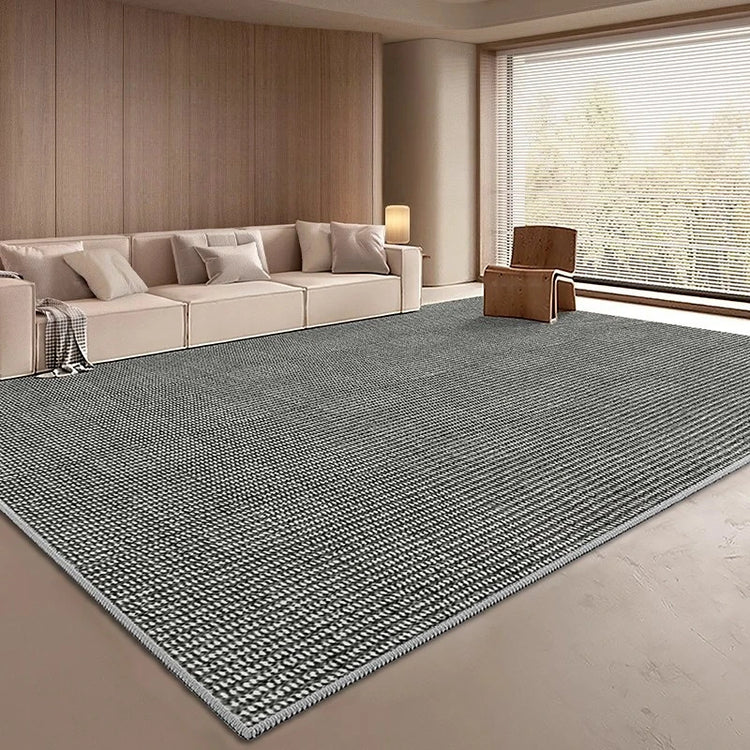 Solid Tone Faux Sisal Rug for Living Room Decoration Home Large Area Fluffy Non-slip Rugs Bedroom Dining Room Soft Mats Custom