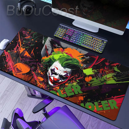 J-Jokers Popular Movies Mousepad HD Printing Computer Gamers Locking Edge Non-slip Mouse Pad XXL Non-Slip Keyboard PC Desk Pad